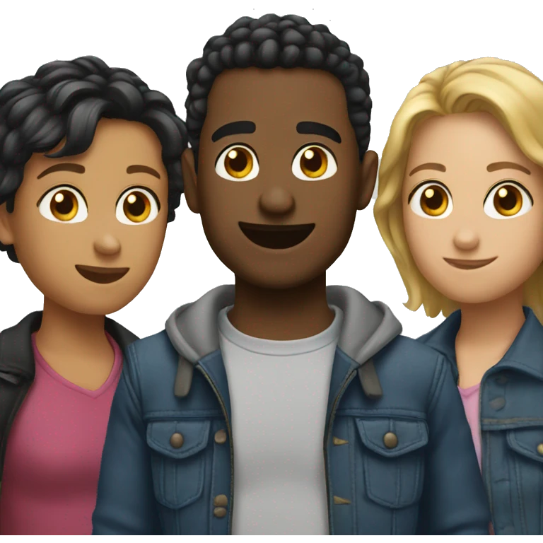 trio  emoji