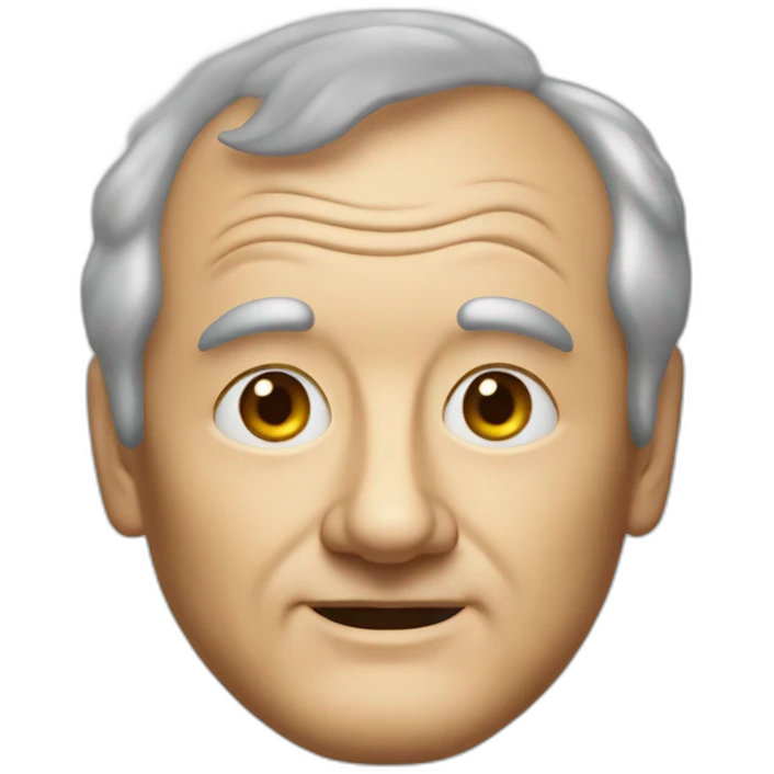 Matroschka with head of bill Murray emoji
