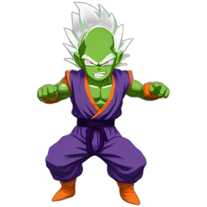 Piccolo dbz qui attaque emoji