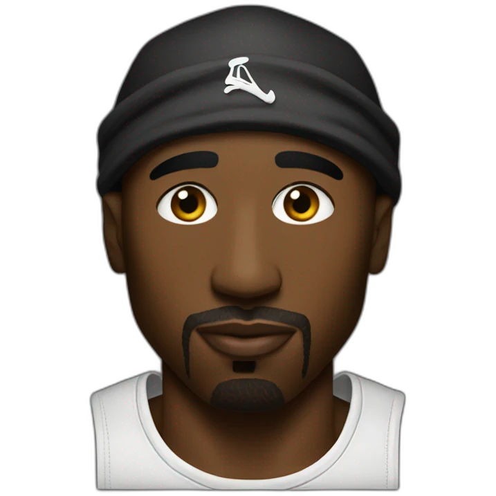Tupac Shakur emoji