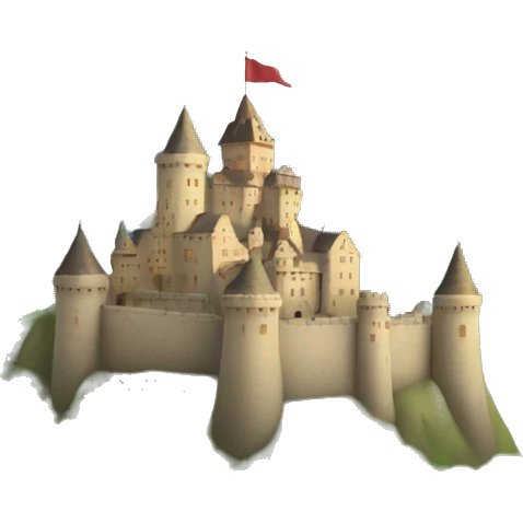 Castle on a hill  emoji