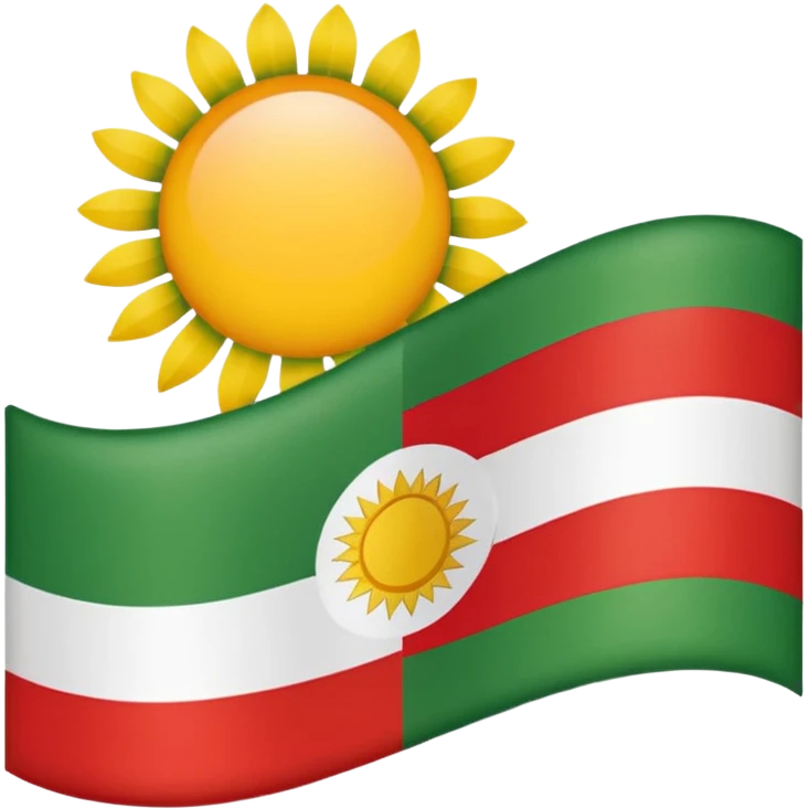Kurdish flag emoji