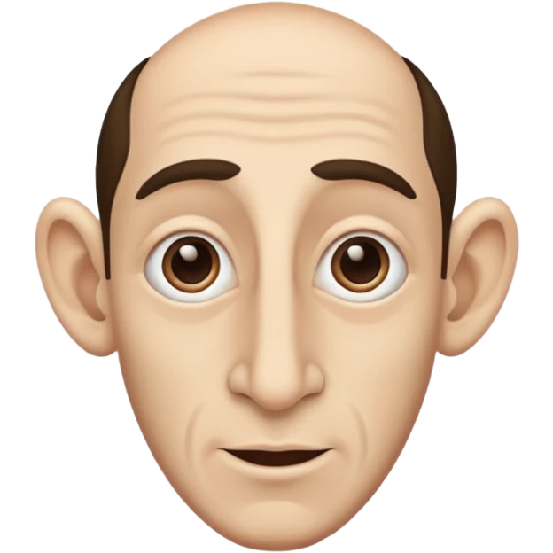 A Jewish person with a large nose emoji