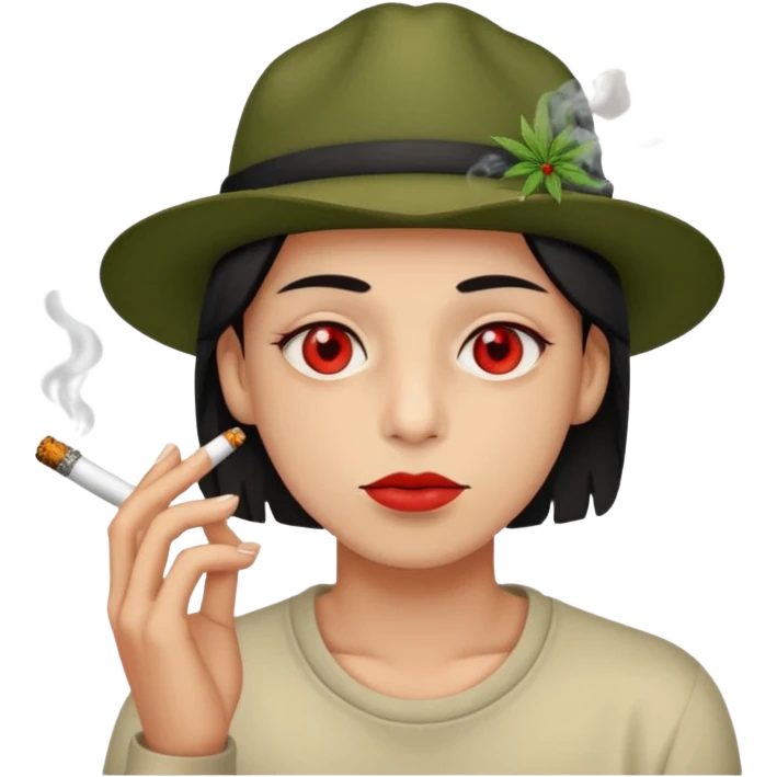 smoking weed  emoji
