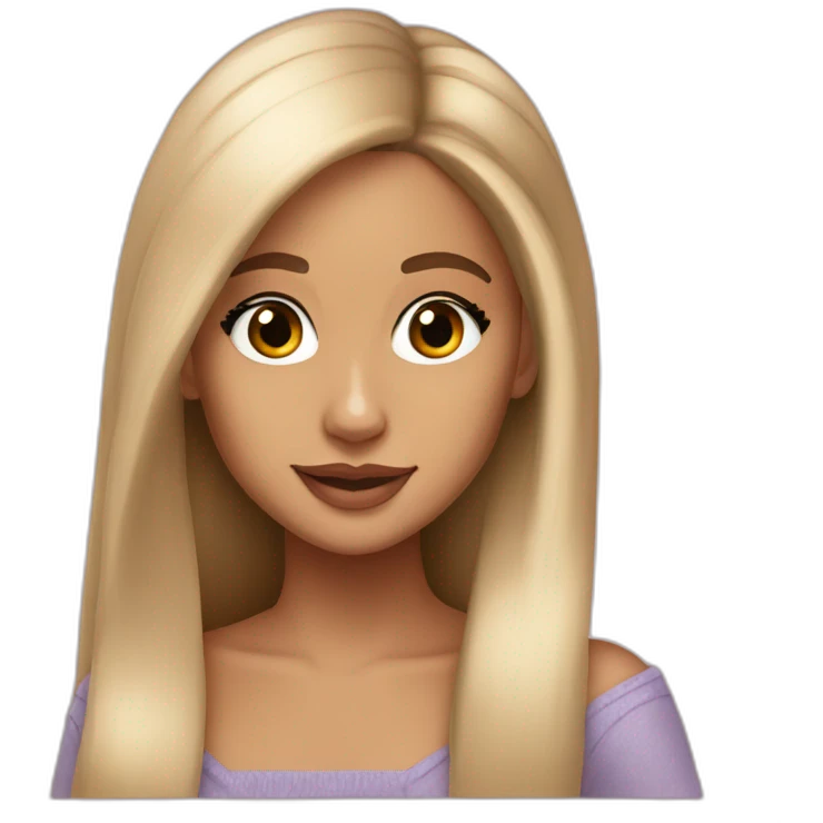 Ariana Grande, blonde emoji