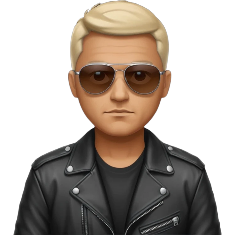 biker gang with sunglass guy emoji