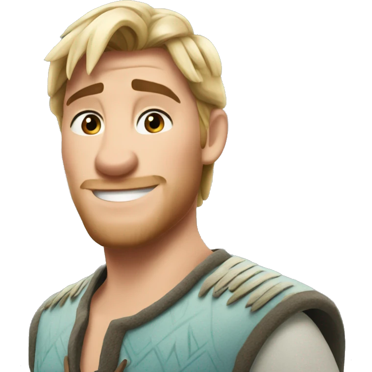 Kristoff from Frozen emoji