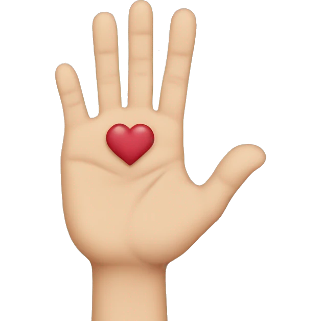 Finger heart emoji