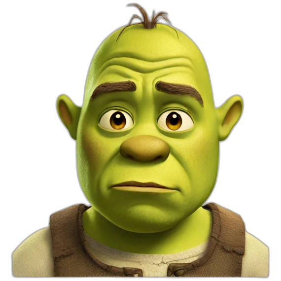 Shrek sad emoji