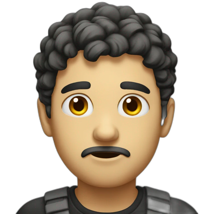 nihilistic expression emoji