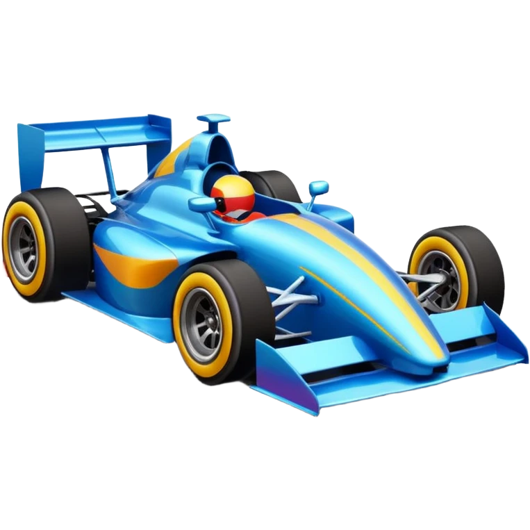 race car with track and cool background emoji
