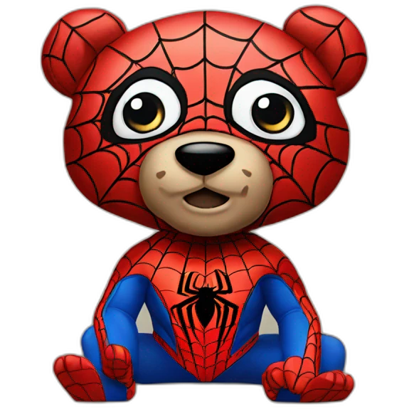 spider man bear emoji