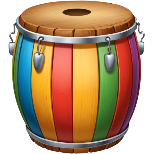 play colorful tambor emoji