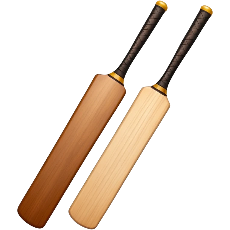 Cricket bat emoji