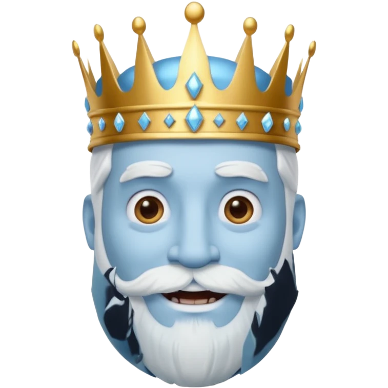 portrait of ice king emoji