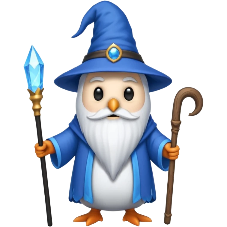 Penguin Wizard emoji