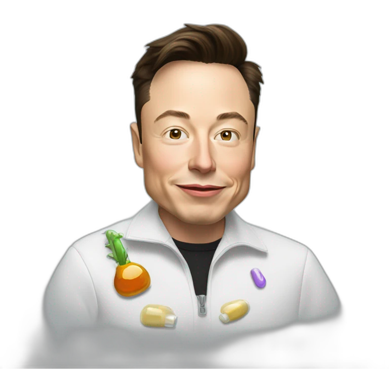 elon musk doing drugs, for educational purposes only, inclusiveness and positive, LGTBQ+ emoji