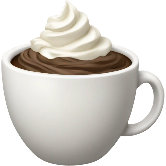 Coffee with whipped cream  emoji