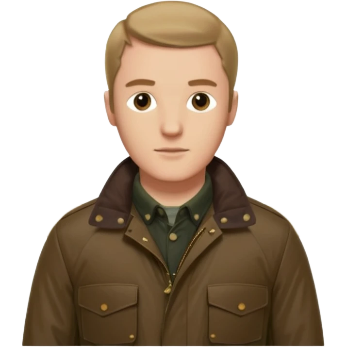 man with barbour emoji