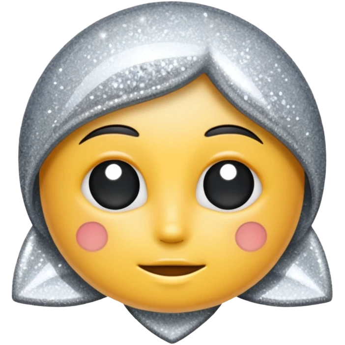 Silver sparkle emoji