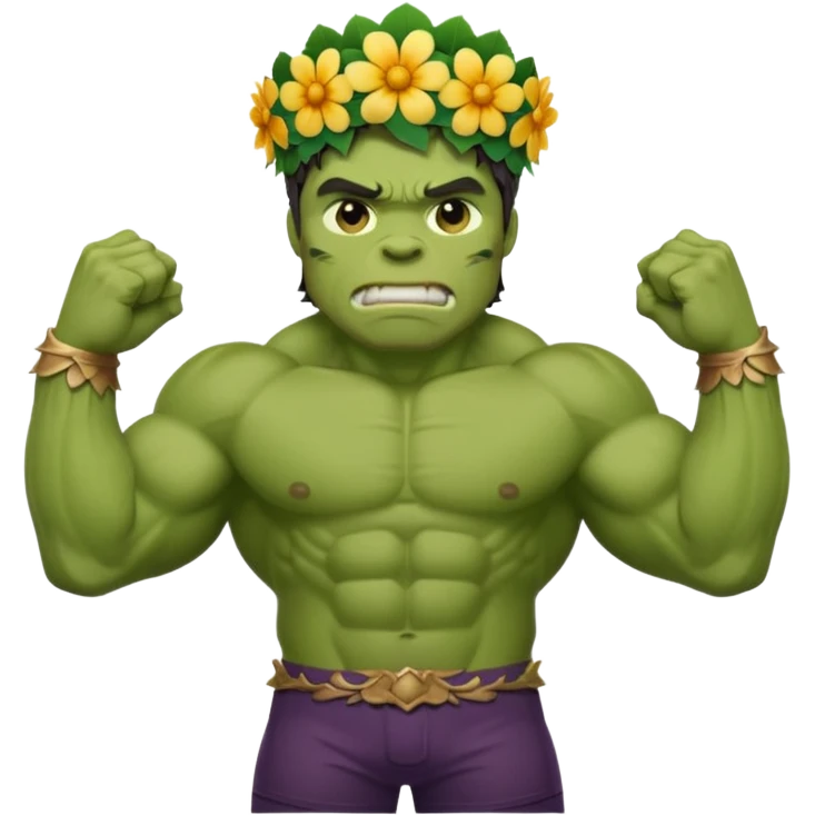HULK DE FLOR emoji