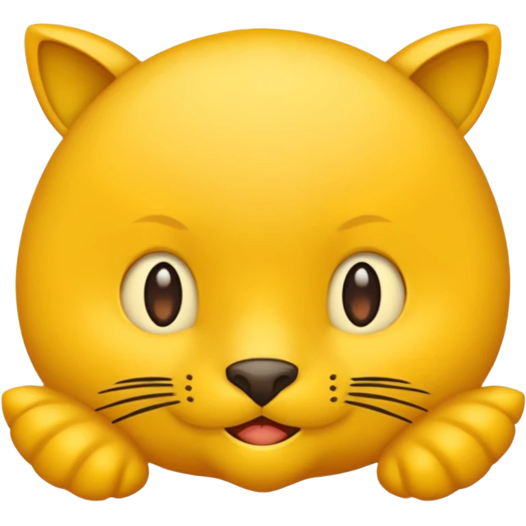 全黄的 煎蛋 emoji