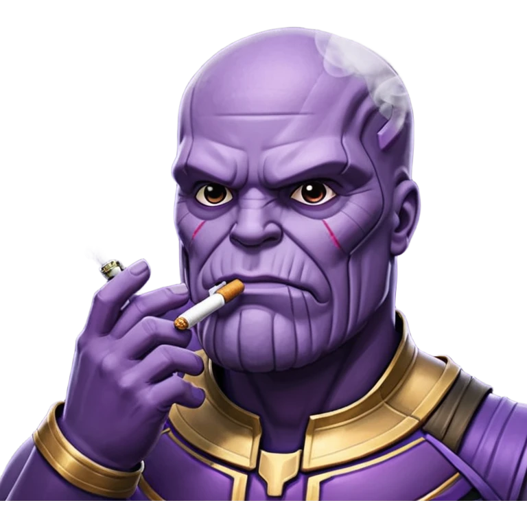 Thanos smoking emoji