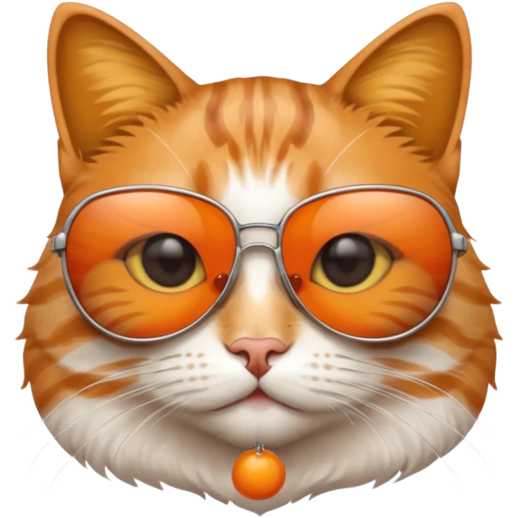 Cat wearing sunglasses emoji