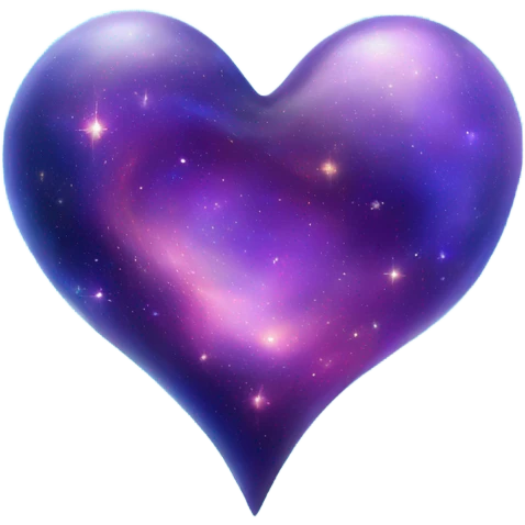 galaxy heart emoji