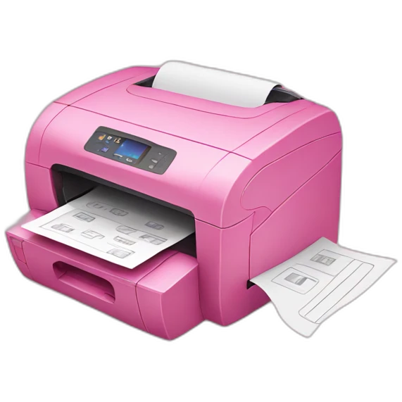 PINK PRINTER emoji