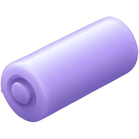 pastel purple massage roller emoji