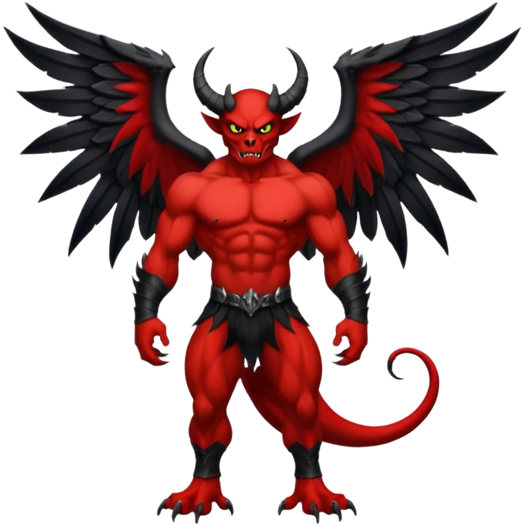 winged demon - large black wings











 emoji