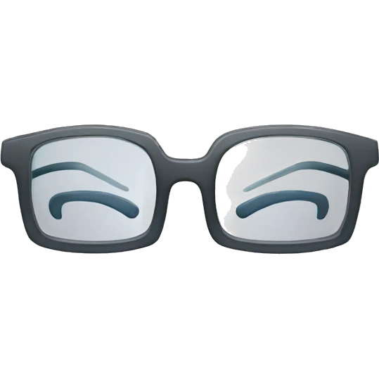 glasses with logo optic space emoji