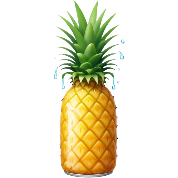 Pineapple juice bottle emoji