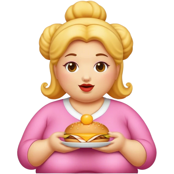 Fat Snack lady emoji