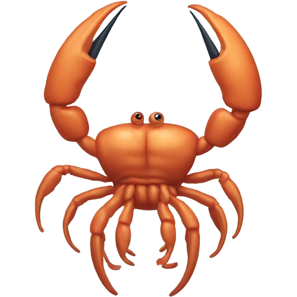 Muscle crustacean emoji