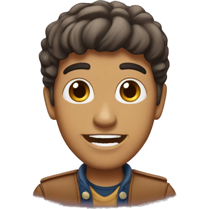 Chico con pasamontañas emoji