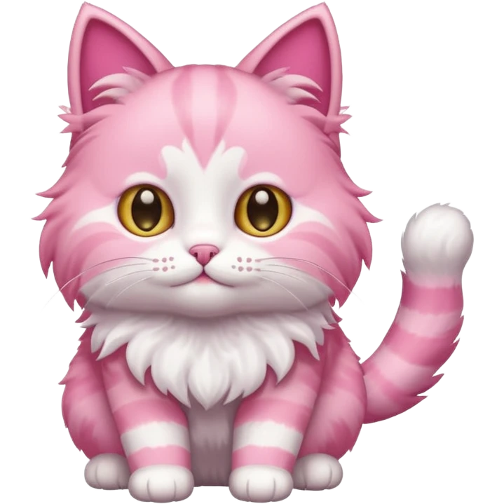 Gato rosa emoji