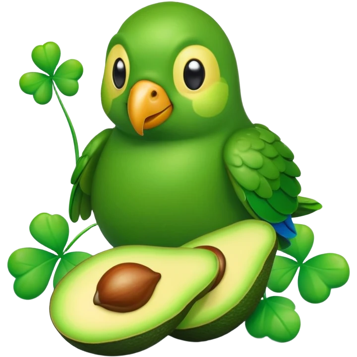 🧩💚🍀🥑🍬🦜🐸 emoji