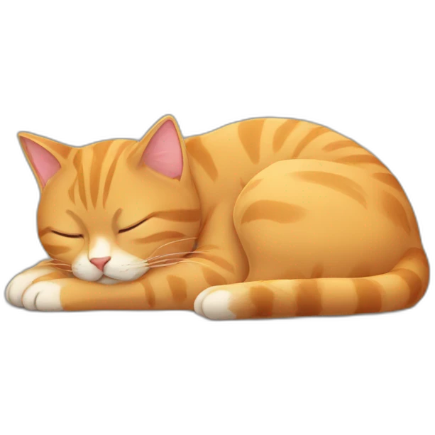 sleeping cat emoji