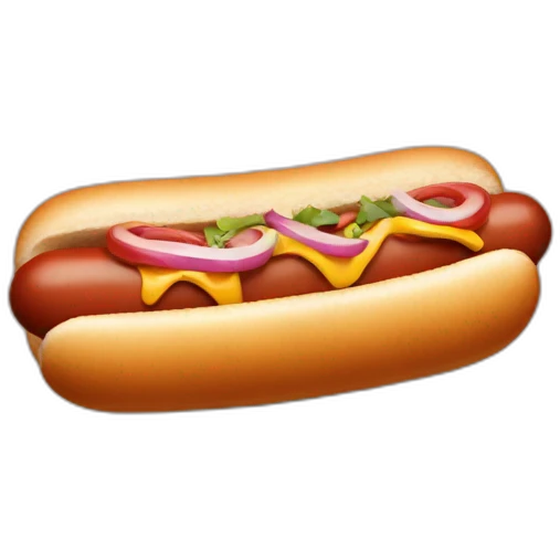 hot dog emoji