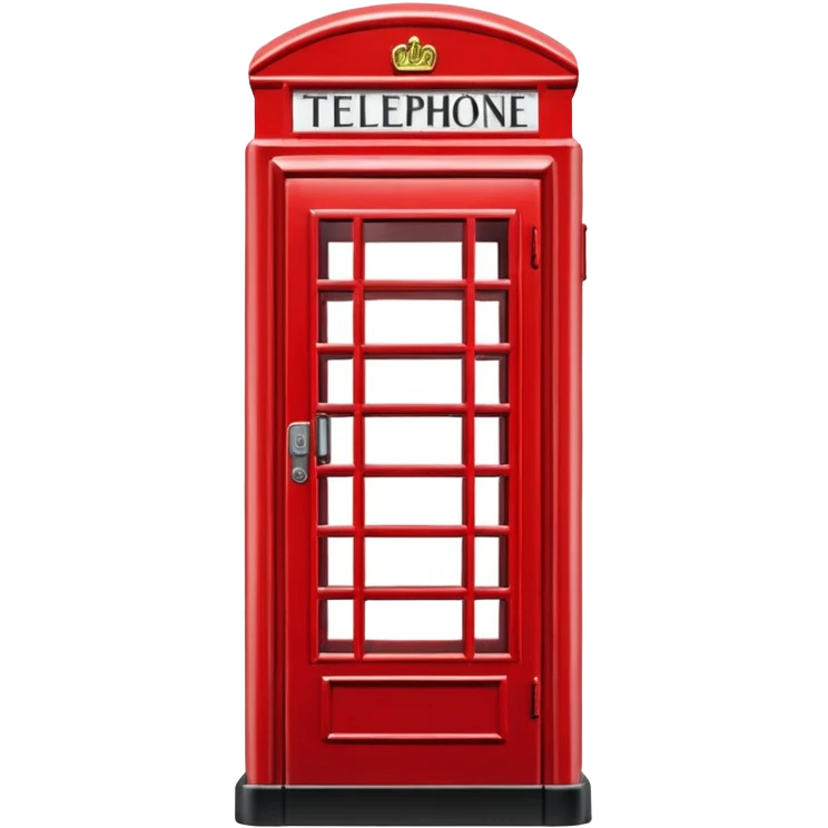 London telephone box emoji