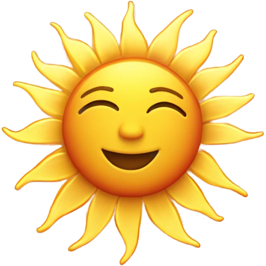 Aesthetically sun  emoji