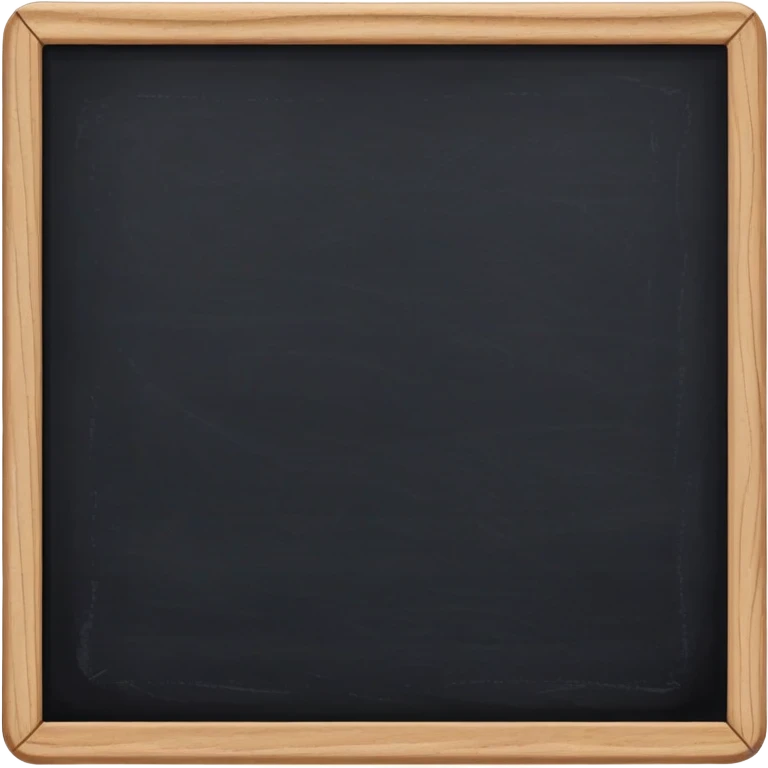Black board emoji