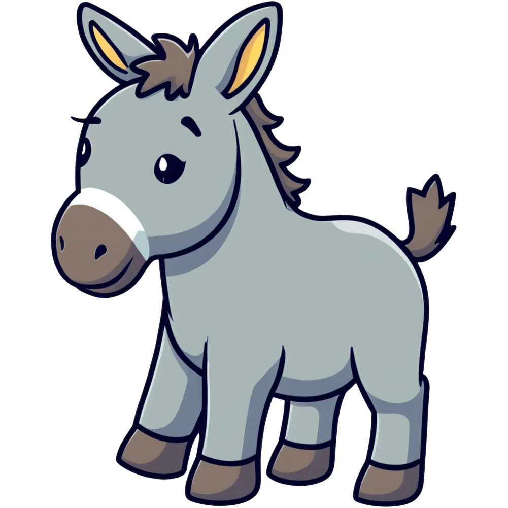 Donkey from Shrek movie emoji