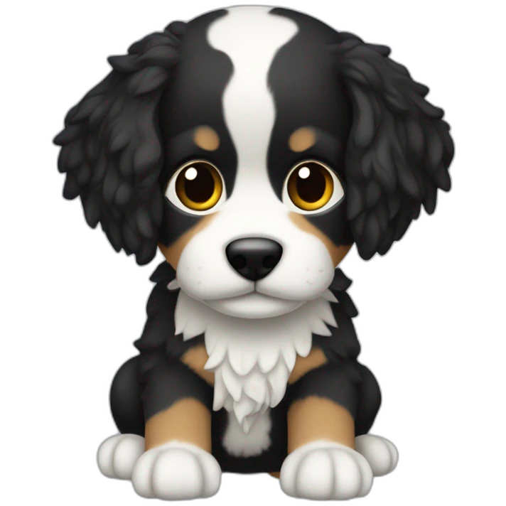 canichetoy-negro-cachorro emoji
