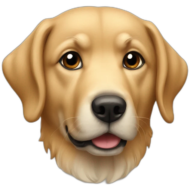 Chien dans les bois emoji
