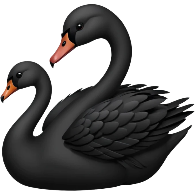 Black swan emoji