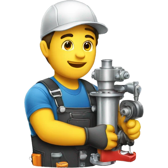 Mechanic whit oil engine emoji