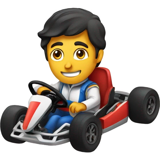 Gokarting emoji
